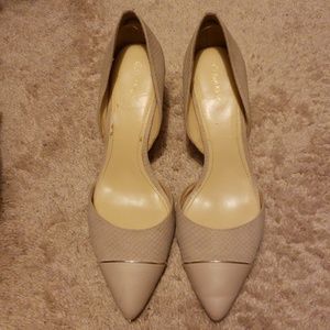 Calvin Klein nude heels
